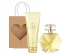 AVON EVE CONFIDENCE l&otilde;hnakomplekt 50 ml, losjoon 125 ml, kosmeetiline kott