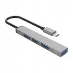 USB-C jagaja, 4&times; USB-A, hall