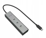 USB-C jagaja i-tec, 5x USB-C, 8K video v&auml;ljund, PD 85W