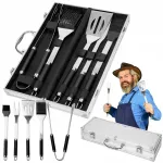 Grillitarvikute komplekt kohvris 6in1