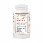 Toidulisand ALTO PHARMA K2-vitamiin MK-7 50&micro;g, D3 2000 IU, Omega, 90 kapslit