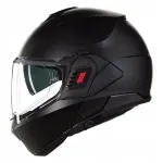 Motorratturi kiiver JAW Nolan N120-1 Classico, must, matt, 2XL