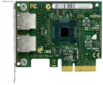 V&otilde;rgukaart FUJITSU D2735-A12, 2x Gigabit, PCIe x4, LP