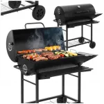 V&auml;lis&ouml;egrill kaanega, termomeetri ja ratastega