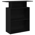 Registri laud, must, 100x40x104 cm, puitlaastplaat