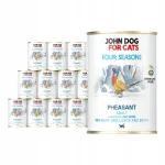 John Dog Pheasant Four Seasons m&auml;rg kassitoit, 12x400g