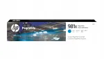 HP L0R09A tint, ts&uuml;aan, 981X, 10 000 lehek&uuml;lge, HP PageWide Enterprise 556/586