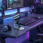 USB mikrofon m&auml;ngudeks ja otse&uuml;lekandeks RGB valgustusega