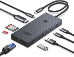 USB-C jagaja 9-&uuml;hes, 10Gbps, 4K HDMI, Ethernet, PD 100W