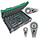 Padrunv&otilde;tmete komplekt Hikoki 1/4" 3/8" 1/2", ratastega, Systainer, 49 tk