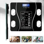 Vannitoa kaalud LCD klaasist, kuni 180 kg, patareid, BMI funktsioon