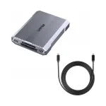 Unitek SD/microSD/CF Express kaartide lugeja USB-C, 10Gbps, USB-A hub x1