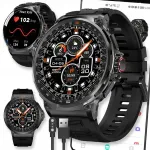 Nutikell Smart Pro must, GPS, AMOLED, sportlik, meestele