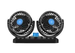 360&deg; reguleeritav vaikne auto ventilaator, 12V