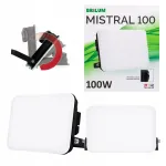 BRILUM 100W 8500lm IP65 must 4000K slim LED v&auml;lisvalgusti