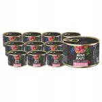 M&auml;rg koeratoit Mini Rafi kalkunilihaga, 12 x 185 g