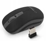 Esperanza EM126EK juhtmevaba hiir, must/hall, 2,4 GHz, USB