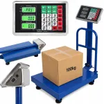 Elektroonilised kaalud seljatoega, 100 kg, LCD
