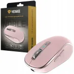 Juhtmevaba hiir Yenkee YMS2085PK, BT ja USB, laetav, roosa