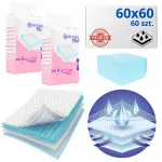 MEDIBED PLUS vahetatavad aluspadjad 60x60 cm, mittensteriilsed PREMIUM 610ml 2x30 tk