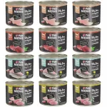 PAN MIĘSKO m&auml;rg kassitoit erinevate maitsetega, 12 x 200 g