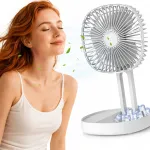 Kokkupandav juhtmevaba USB C ventilaator, 3 režiimi, vaikne