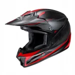Laste kiiver HJC CL-XY II Drift, must-punane, suurus M
