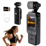 Kaasaskantav 1080P kaamera 32GB kaardiga