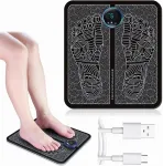 Jalade elektrostimulaator LCD-ekraaniga, 8 režiimi, USB, must