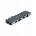 USB jagaja Canyon CNS-TDS05B, 5 &uuml;hendust