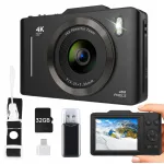 Kompaktne 48MP digikaamera 16x suumiga 4K, 32GB m&auml;lukaardiga
