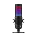 Mikrofon HyperX Quadcast S anti-vibratsioonis&uuml;steemi ja LED valgustusega