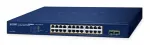 V&otilde;rgul&uuml;liti PLANET, 24 PoE porti (10/100/1000T), 2 SFP (1000X), juhitav interneti kaudu