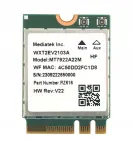 Juhtmevaba v&otilde;rgu moodul MT7922 M. KEY-E, WiFi 6E, Bluetooth 5.2, kolmeteljeline