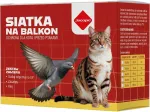 Balkoniv&otilde;rk kassidele ja lindudele, 5x2 m, 50 mm silmad, ilma puurimiseta
