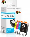 Tindi komplekt HP 903XL, 4 tk, must, sobib OfficeJet 6950/6960/6970 printeritele