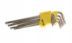 Torx v&otilde;tmete komplekt avaga T10&ndash;T50, 9 tk, pikad