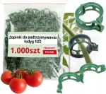 Taimede klambrid tomatitele, ubadele ja viinamarjadele, 1000 tk