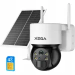 V&auml;lisolaringiga p&auml;ikeseenergia kaamera SIMiga, 3G/4G LTE, 2K, 3MP, p&ouml;&ouml;ratav