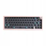 Mehaaniline klaviatuur GMK67 65%, juhtmevaba, RGB, hot-swap, roosa