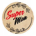 SUPER MAN k&auml;sit&ouml;&ouml; kleebiste komplekt, 48 tk.