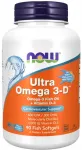 Toidulisand NOW FOODS ULTRA OMEGA 3-D, EPA 600 mg, DHA 300 mg, 90 kapslit