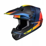 Motorratturi kiiver HJC CS-MX II Creed must/sinine/oranž XL