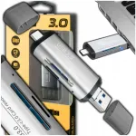 5in1 microSD / SDHC / SDXC / USB 3.0 / USB-C kaardilugeja kuni 512GB
