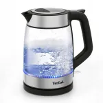 Klaasist elektriline veekeetja TEFAL KI605830, 2200 W, roostevaba terase detailidega