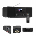 Interneti raadio Audizio, WIFI, BT 5.0, CD, USB, MicroSD, FM, DAB+