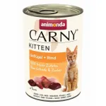 Animonda Carny Kitten niiske kassitoit kana ja veiselihaga 400g