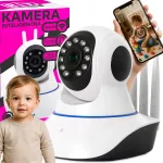 Sise 360&deg; p&ouml;&ouml;ratav WiFi beebimonitori kaamera kaugjuhtimisega