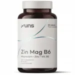 Toidulisand UNS Zin Mag B6, 90 kapslit