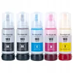 EPSON 103 EcoTank tindikomplekt, 5 v&auml;rvi, sobib mudelitele L3160, L3150, L3110, L3210, L3251, L3256
